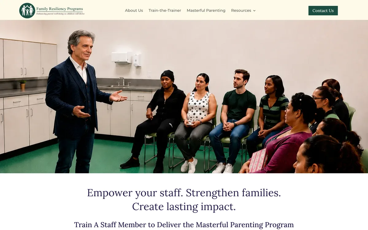 Family Resiliency Programs on desktop